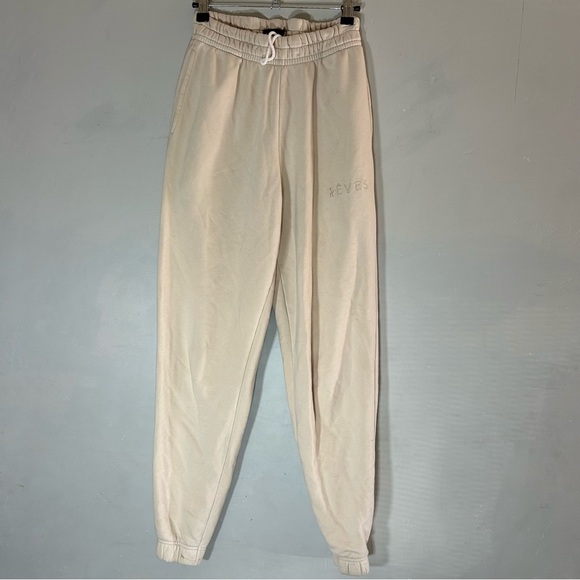 Reves Beige Nude Sweatpants - Picture 2 of 9